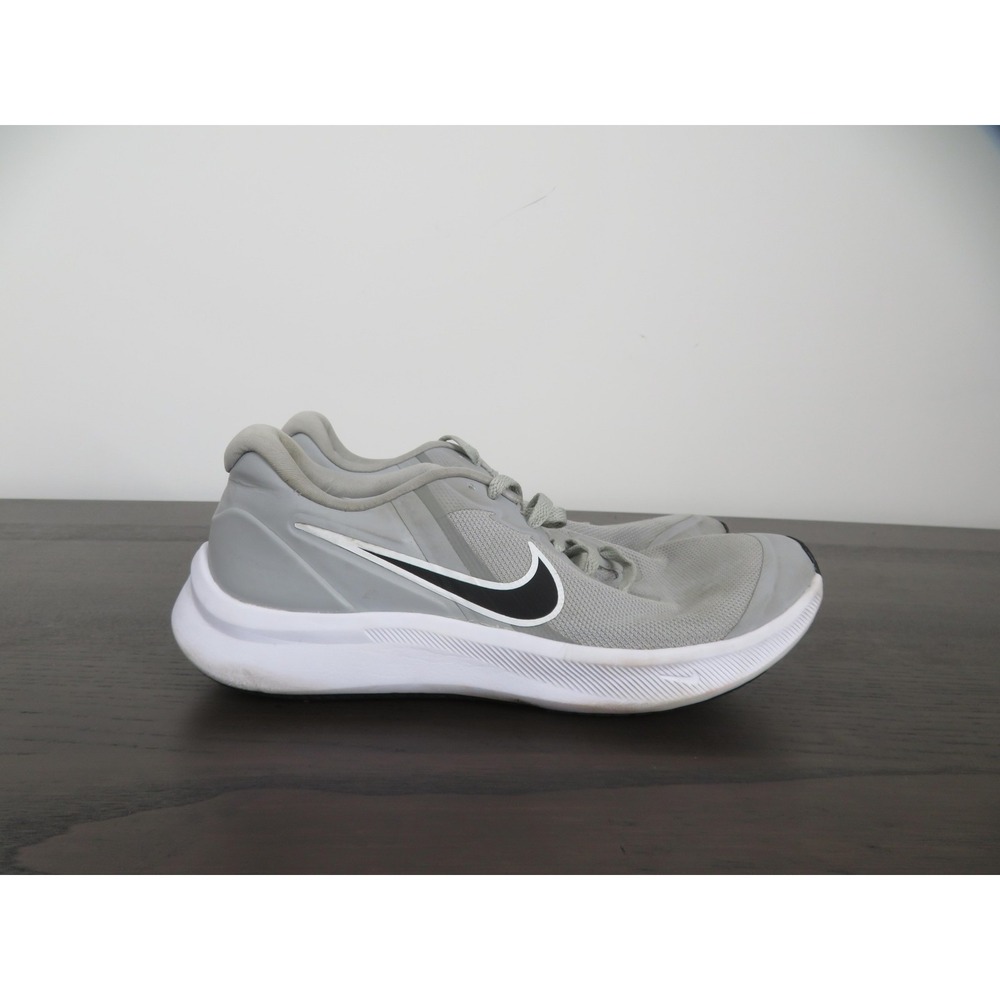 Nike Star Runner 3 Shoes Youth 7Y Gray Mesh Running Sneakers DA2776-005 Gym